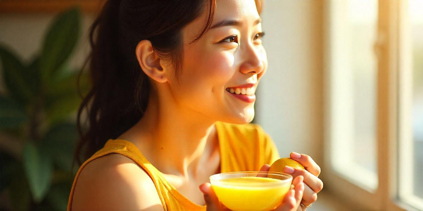 remove dark spots on face tang - lemon juice